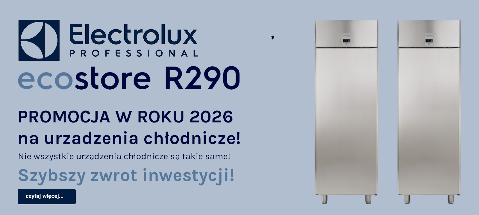 PROMOCJA 2026 - na urządzenia chłodnicze od Electrolux Professional