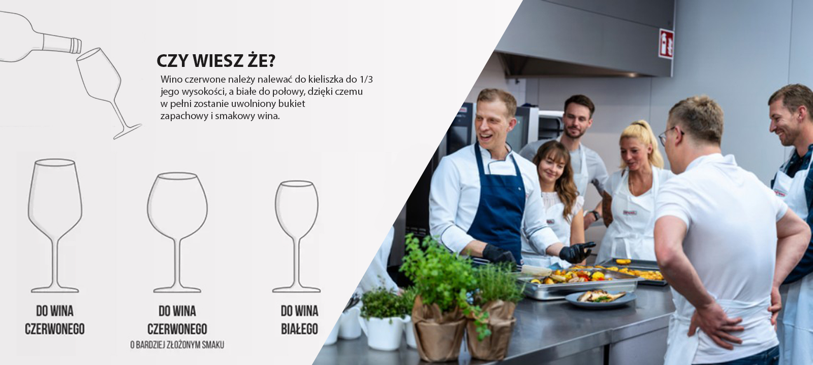 Prezentacja pieców Rational  oraz kieliszków do wina Rona